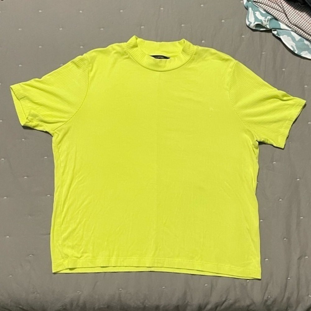 Banana Republic Women Short Sleeves Shirt Size L